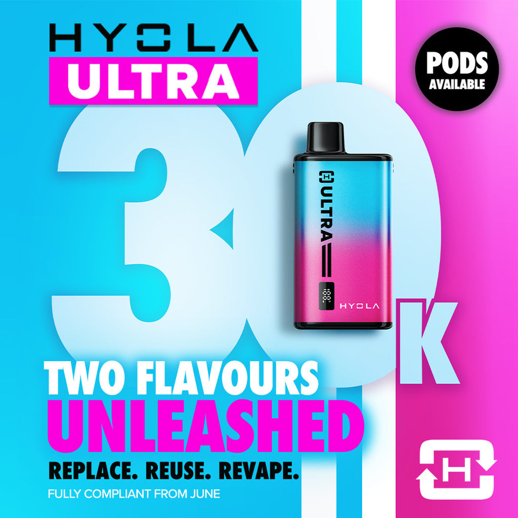 Hyola Ultra Kits - 30000 Puffs (Pack of 5)