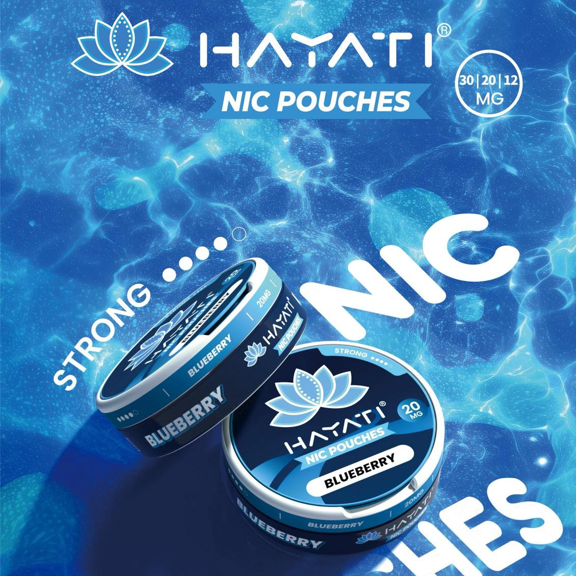 Hayati Nic Pouches - 12mg (Pack of 5)