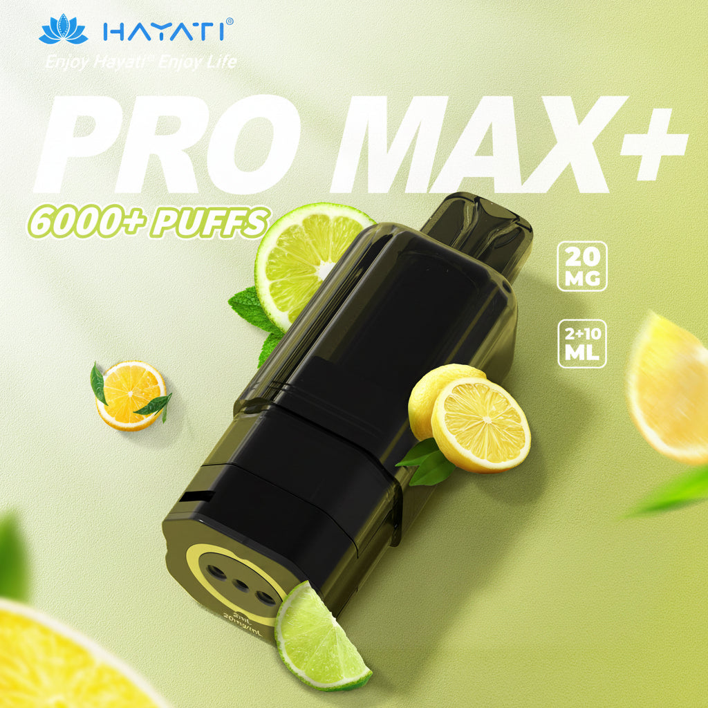 Hayati Pro Max+ Pods - 6000+ Puffs (Pack of 5)
