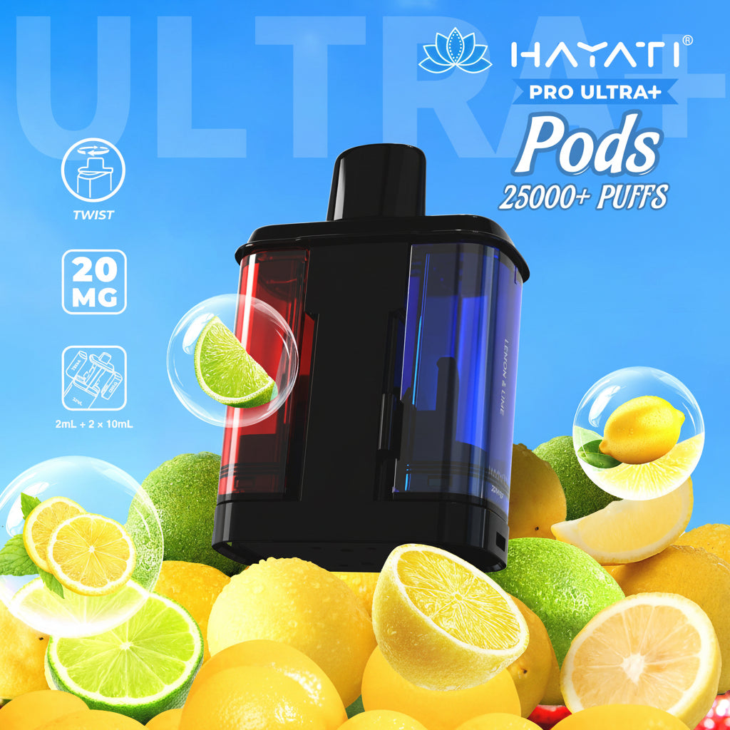 Hayati Pro Ultra Pods - 25000+ Puffs (Pack of 5)